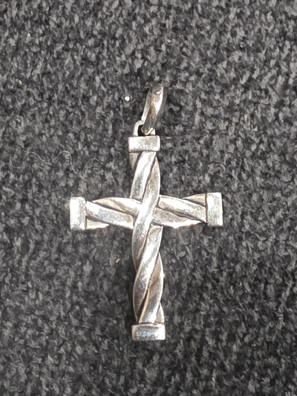 David Yurman Helios Silver Cross Pendant